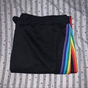 Rainbow Trim Joggers